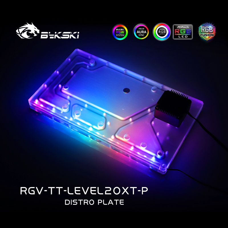 Distro Plate Ddc Pump Combo - Bykski RGV-TT-LEVEL 20XT-P Acryl Distro Plaat/Board