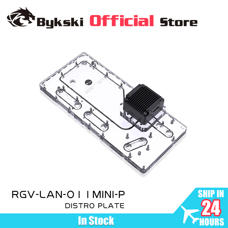 Distro Plate Ddc Pump Combo - BYKSKI RGV-LAN-O11MINI-P Waterkoelsysteem Waterweg Board voor