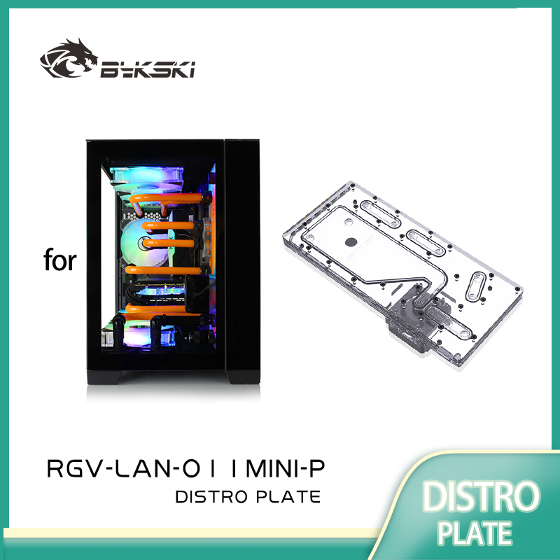 Distro Plate Ddc Pump Combo - BYKSKI Waterkoelsysteem Waterweg Board voor LIANLI
