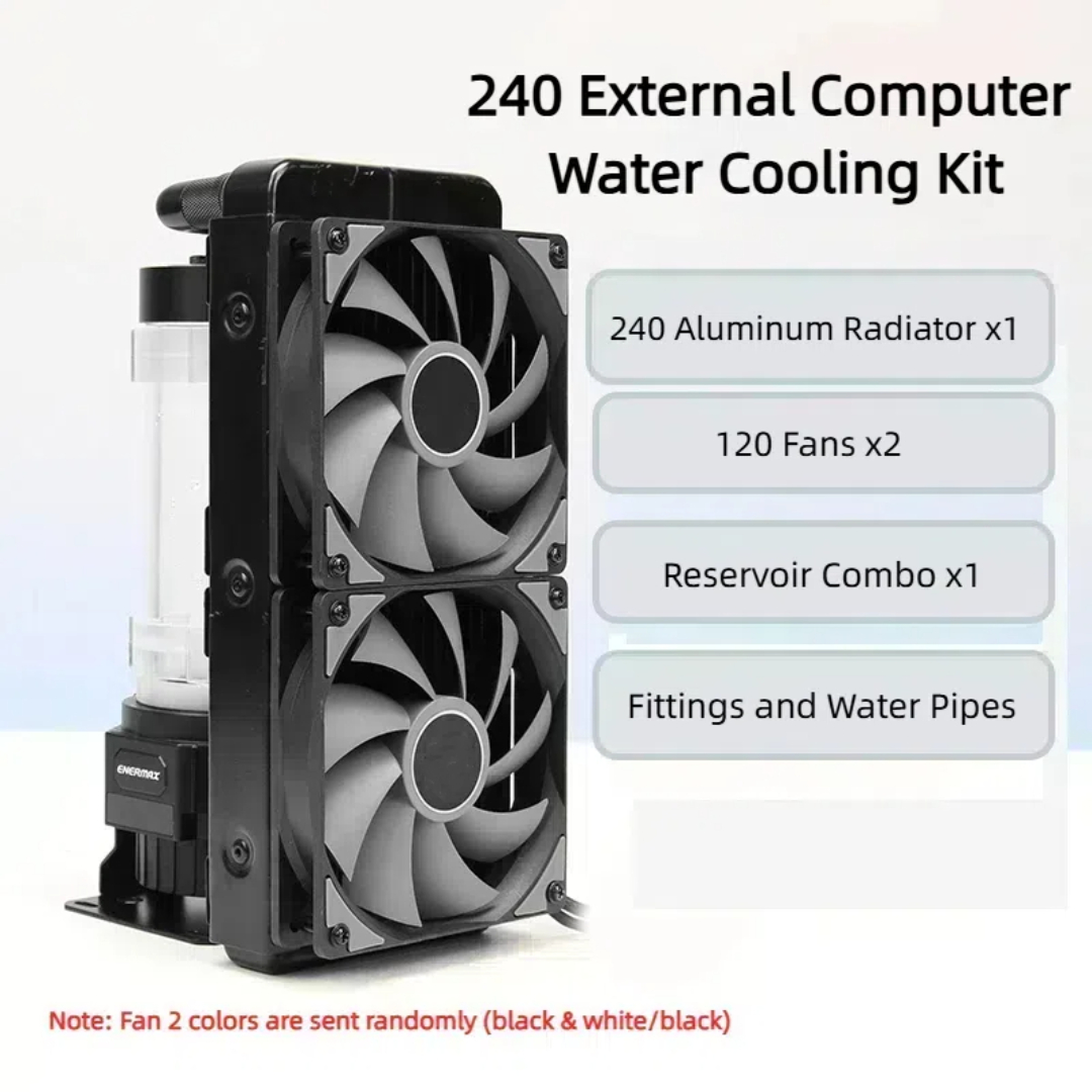 External Radiator Water Cooling Kit - Computer externe waterkoeling 240 aluminium radiatorkit,