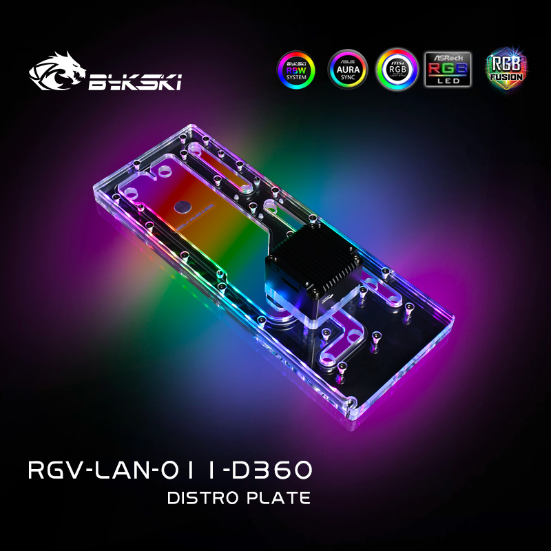 BYKSKI Distro Plate Acrylplaat - Distro Plate Ddc Pump Combo recensie en prijs