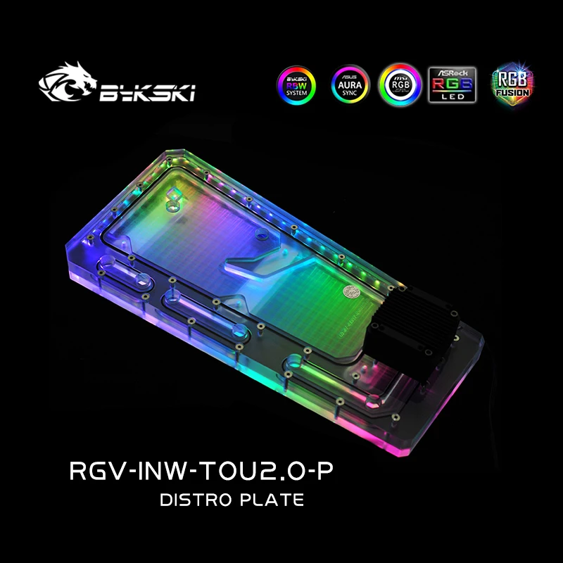 BYKSKI Acryl Board Waterkanaal - Distro Plate Ddc Pump Combo recensie en prijs