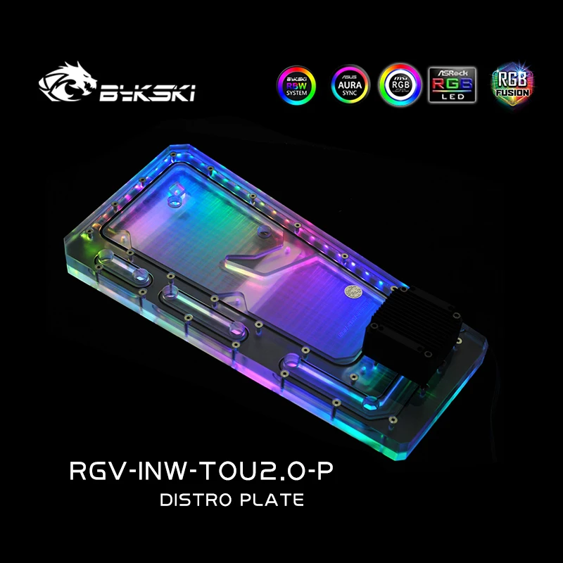 BYKSKI Acryl Board Waterkanaal - Distro Plate Ddc Pump Combo recensie en prijs