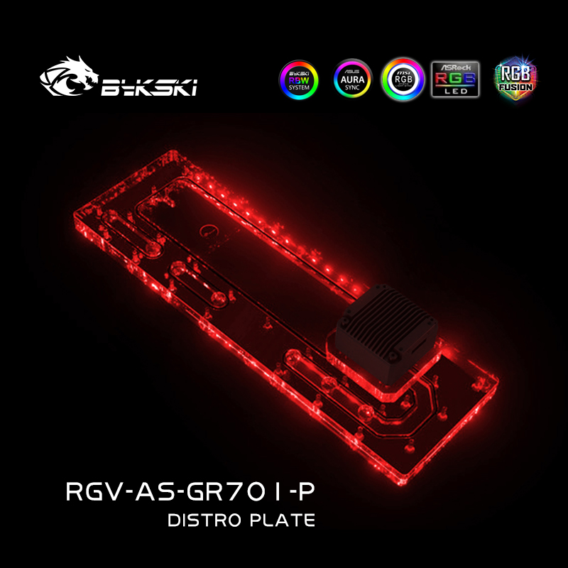 BYKSKI Distro Plaat Acryl Rese - Distro Plate Ddc Pump Combo recensie en prijs