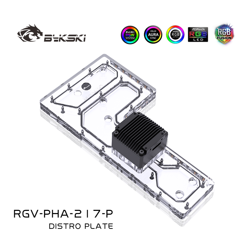 Bykski RGV-PHA-217-P Acryl Dis - Distro Plate Ddc Pump Combo recensie en prijs